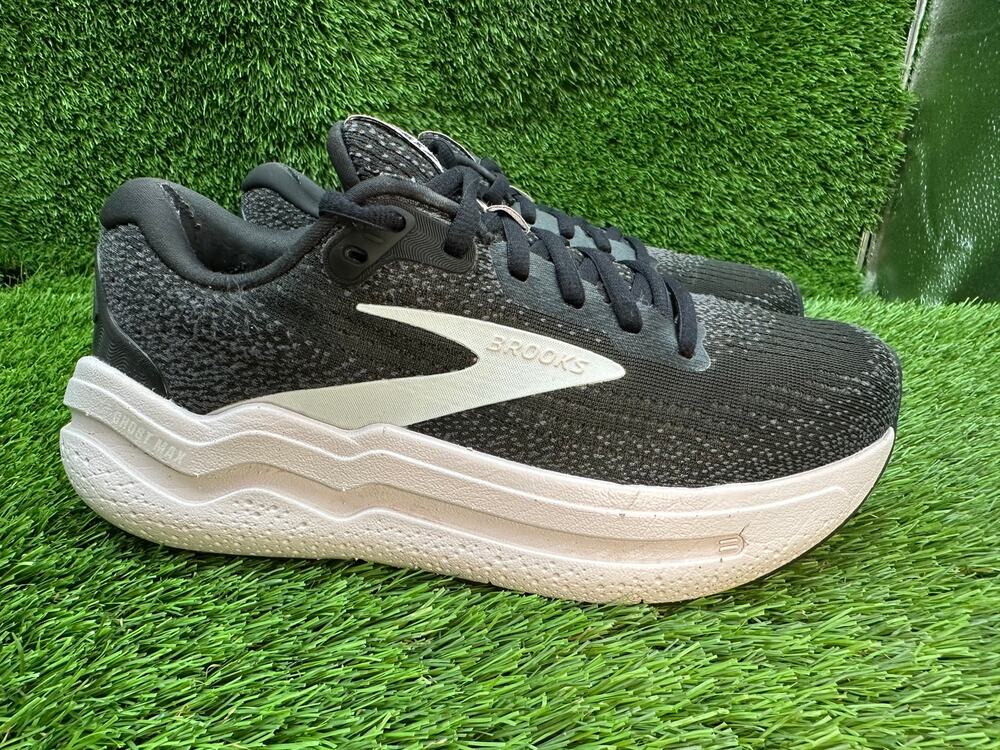 Brooks Ghost Max 2 1204201B077 Athletic Sneaker Women's 6.5B Black Knit Running